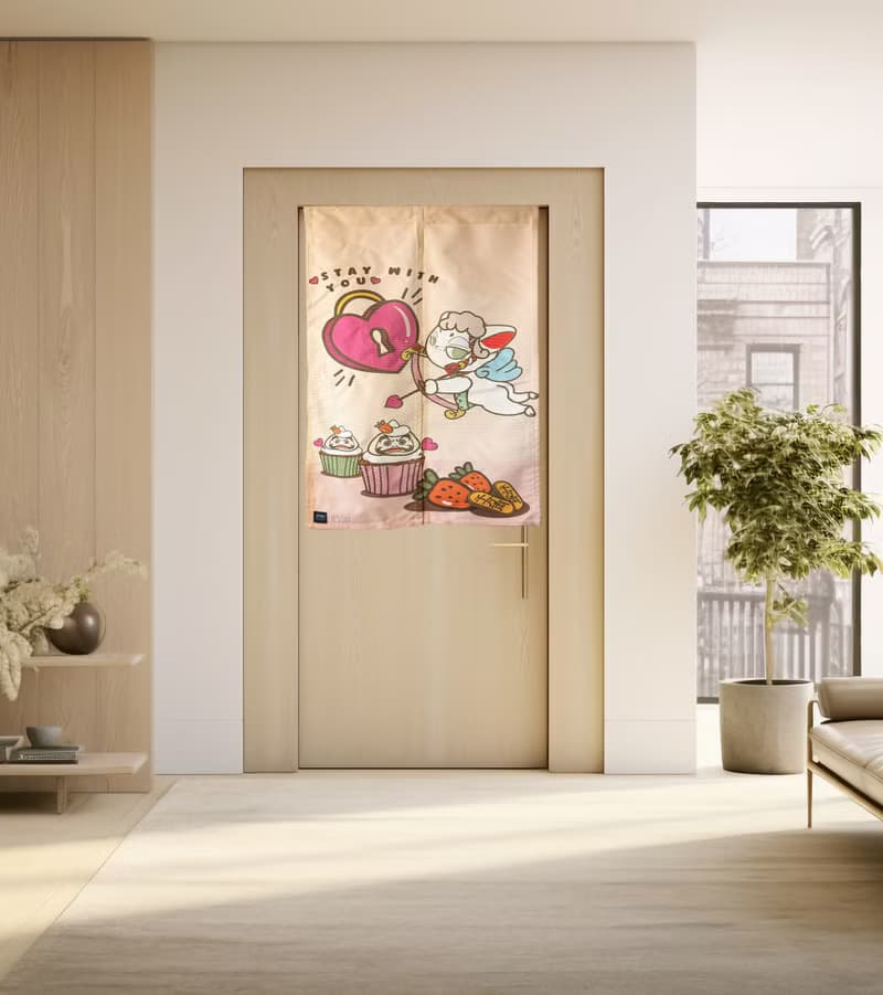 招財貓 Mittsu Kumi 布藝門簾