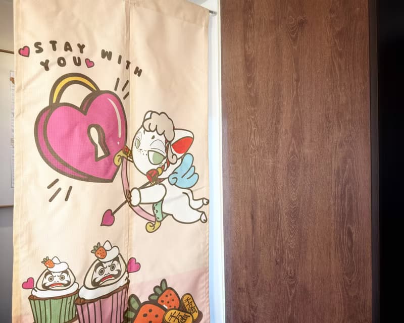 招財貓 Mittsu Kumi 布藝門簾