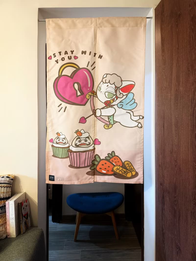 招財貓 Mittsu Kumi 布藝門簾