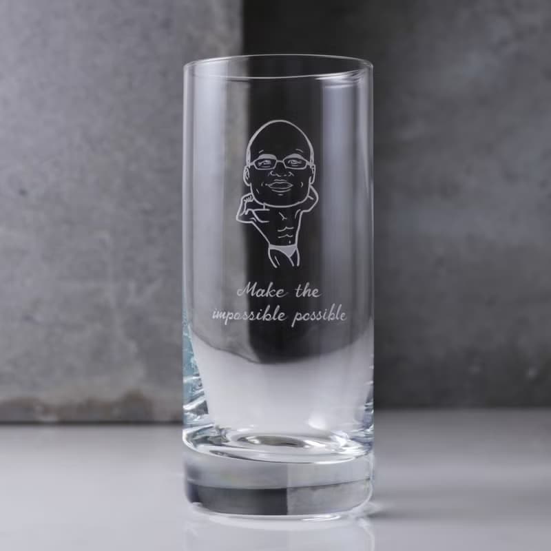 275cc【SCHOTT ZWIESEL】(寫實版+漫畫超人)德國蔡司水晶老闆杯