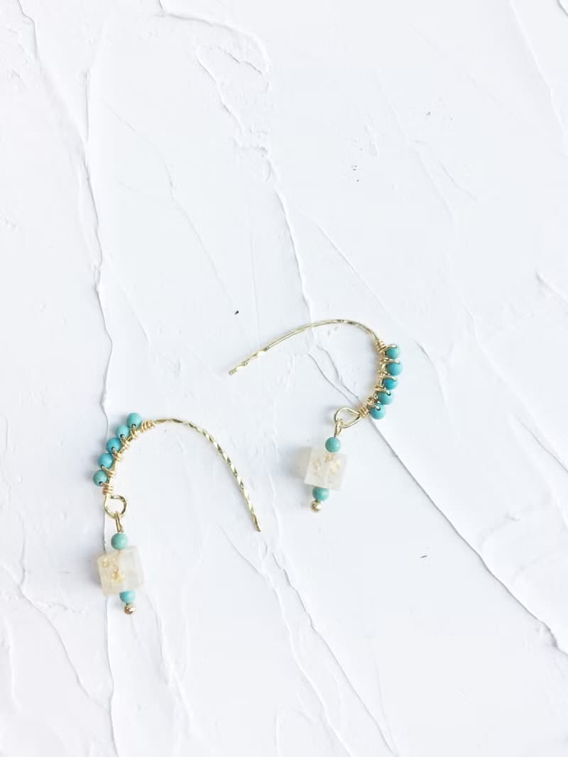 流星幻想系列-卷尾彗星 耳飾\耳鉤