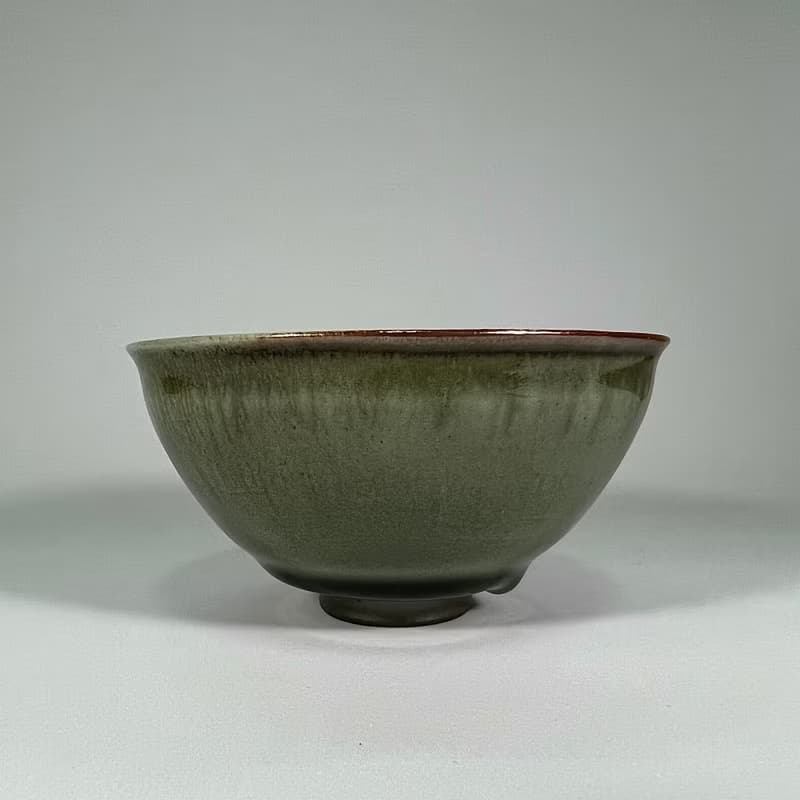 手作柴燒龍泉青瓷茶碗LONG011