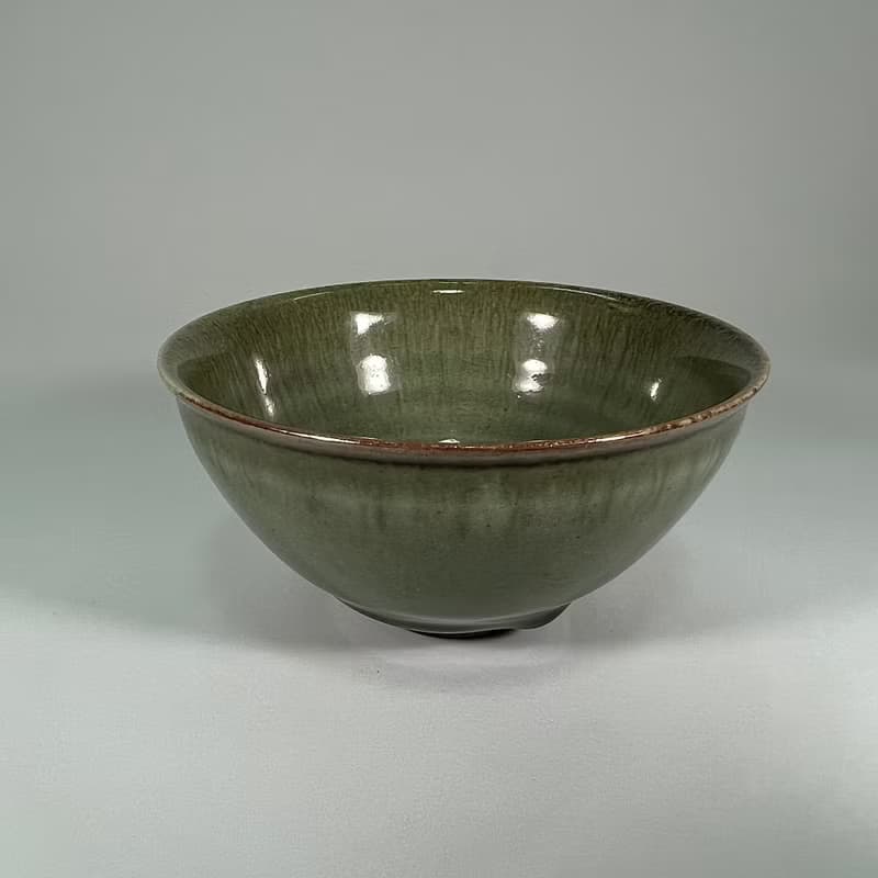 手作柴燒龍泉青瓷茶碗LONG011