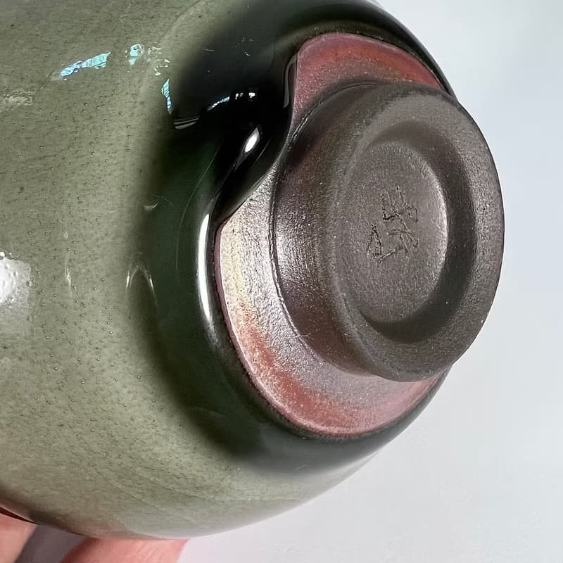 手作柴燒龍泉青瓷茶碗LONG011