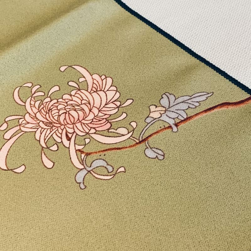 自慢堂清夢方茶巾 菊花/梅花/蝴蝶