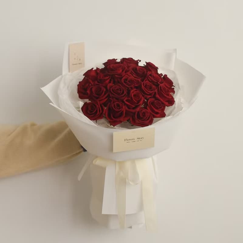 /20朵花束紅色永生玫瑰/求婚 生日 紀念日 畢業 開幕 玫瑰 永生花