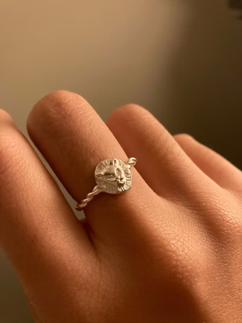 LION RING 純銀戒指