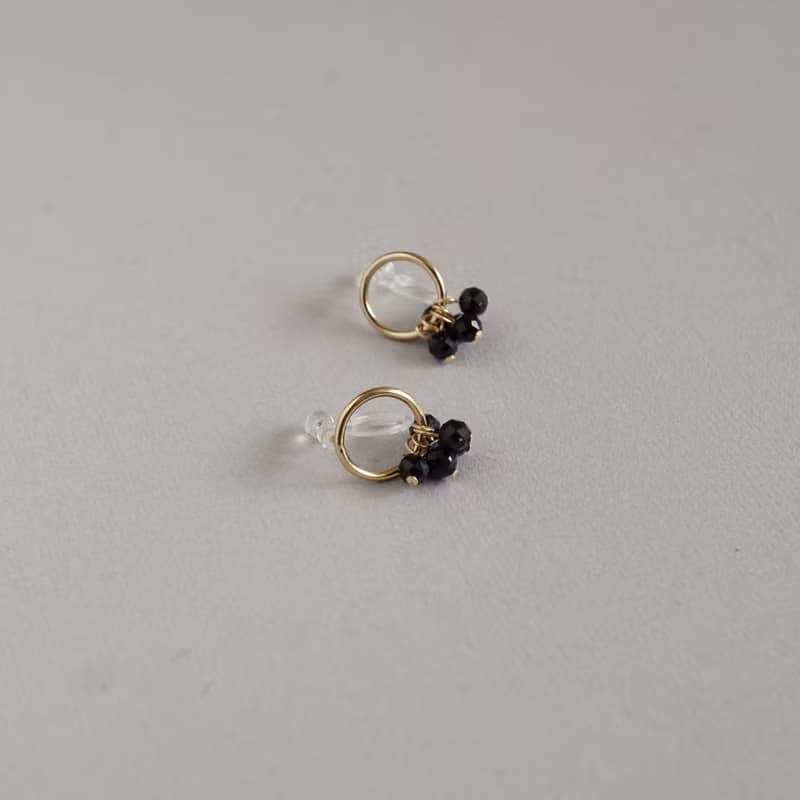 14kgf Circle Earrings