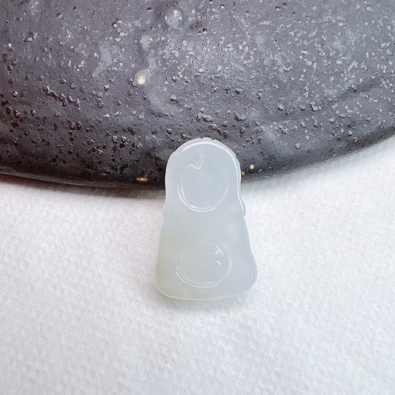 冰種翡翠寶寶佛 | 天然緬甸A貨翡翠 | 送禮