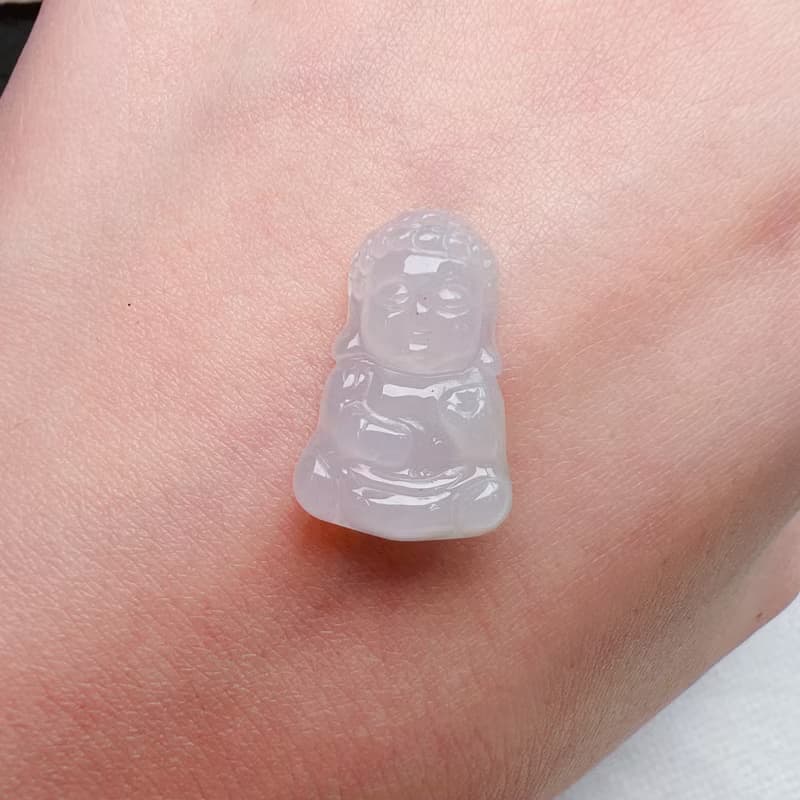 冰種翡翠寶寶佛 | 天然緬甸A貨翡翠 | 送禮