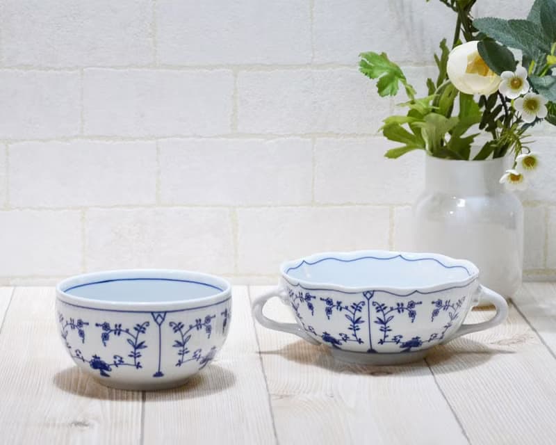庫倫洛夫古堡清新圓碗-11CM / 新婚成家送禮
