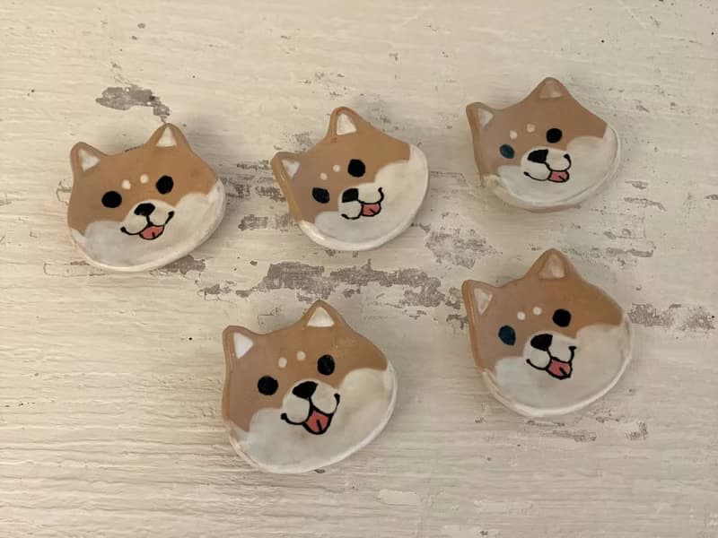 天然呆小黃柴造型筷架(售完再製款)_陶器筷架