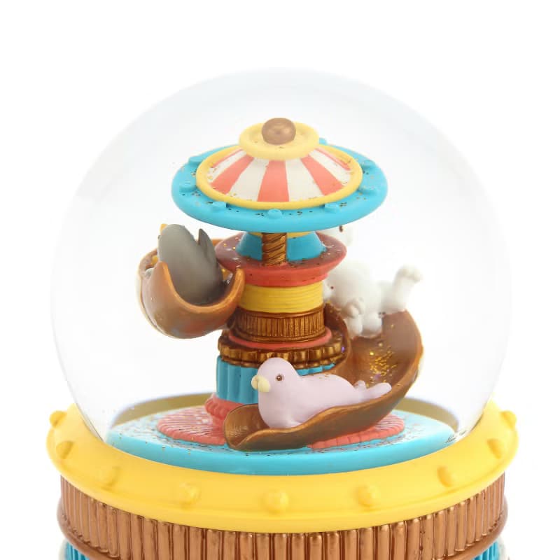 遊樂場-奇幻溜滑梯 水晶球音樂盒 生日情人彌月聖誕交換禮物 兔子