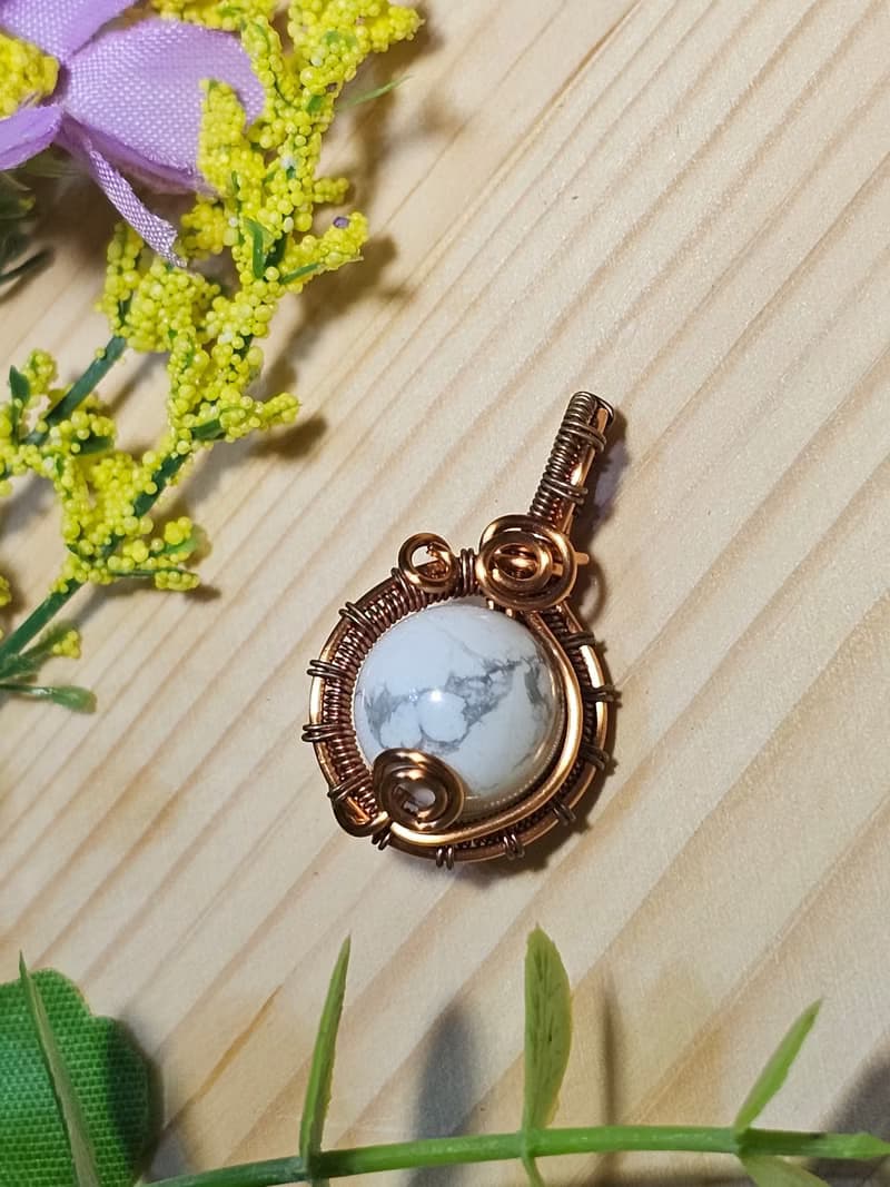 【葉綠舒手作】白松之韻 /金屬線編織/節日/禮物/飾品/項鍊