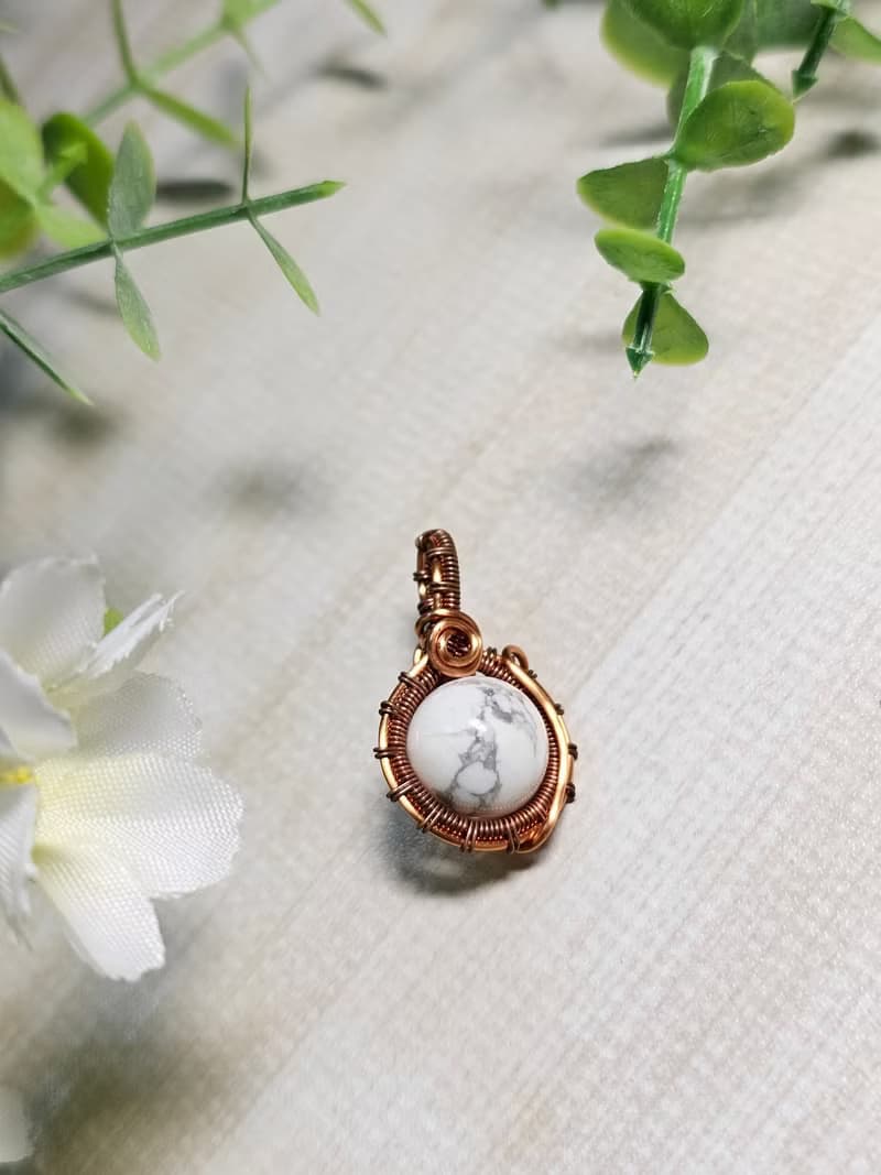 【葉綠舒手作】白松之韻 /金屬線編織/節日/禮物/飾品/項鍊