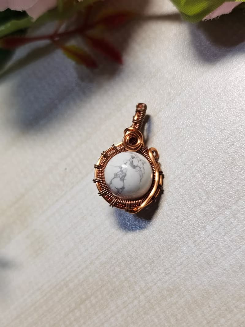 【葉綠舒手作】白松之韻 /金屬線編織/節日/禮物/飾品/項鍊