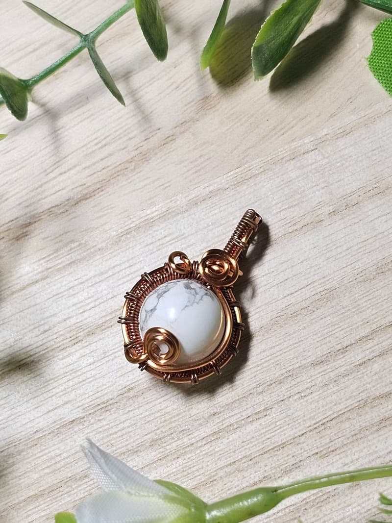 【葉綠舒手作】白松之韻 /金屬線編織/節日/禮物/飾品/項鍊