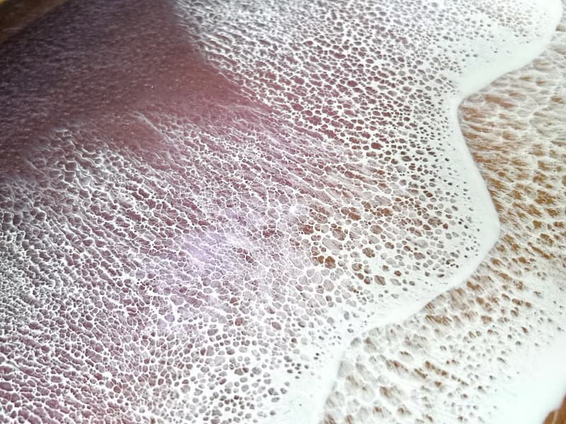 30cm Wood Serving Tray, Deep Purple Ocean, Wedding Gift, Home Gift