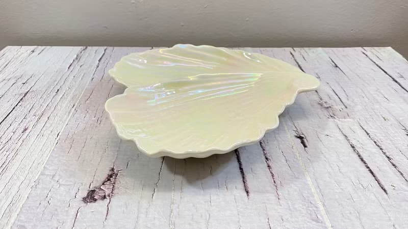 精美貝殼形瓷盤多功能餐具及裝飾件