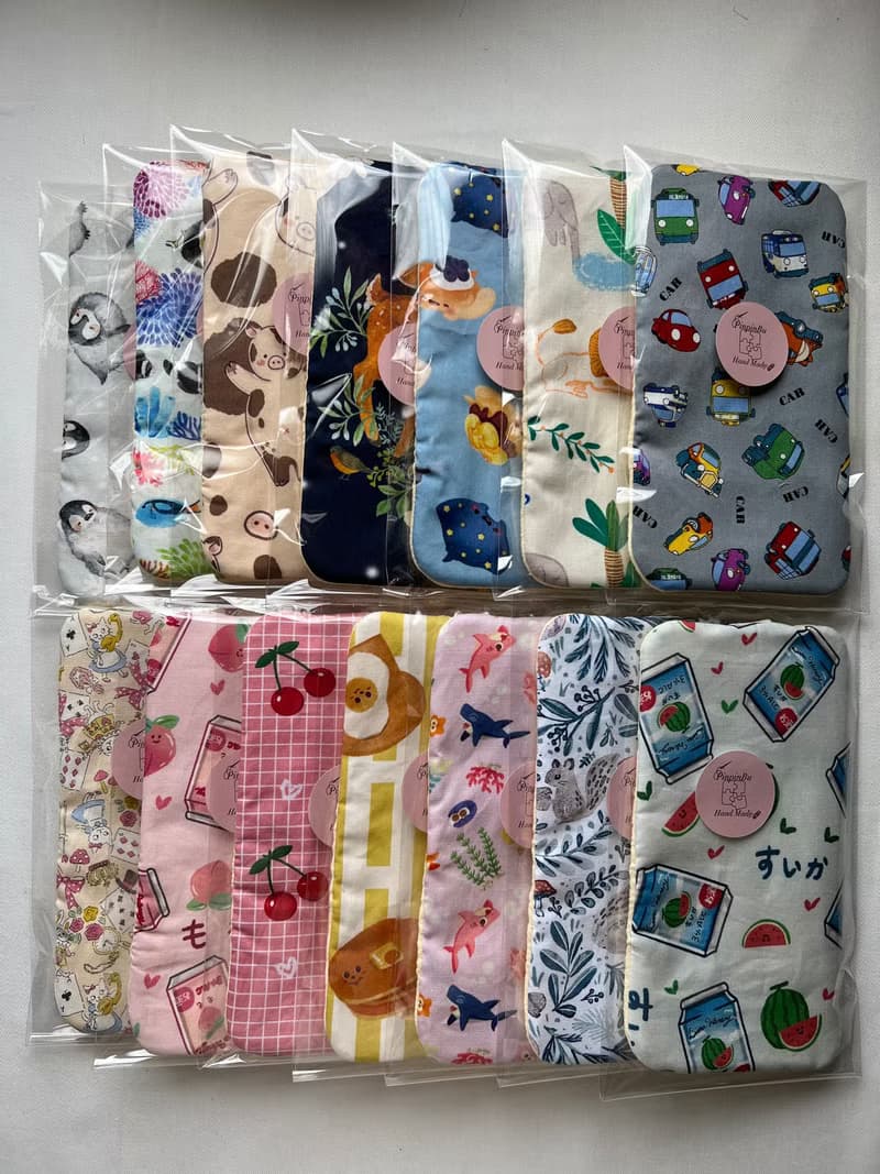 拼拼布。手作 - 幼稚園生日禮物手帕巾