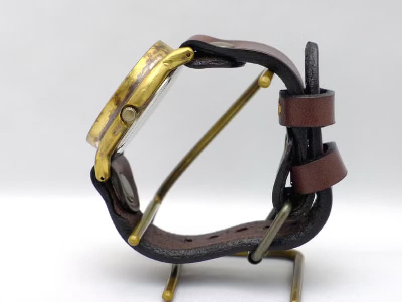 J.B.2  手作り時計 Hand Craft Watch JUMBO Brass レッドダイアル RD/BR (JUM31B RD/BR)