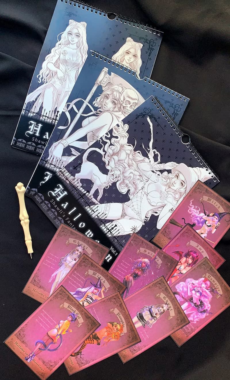 【著色本】萬聖節系列A4成人著色本