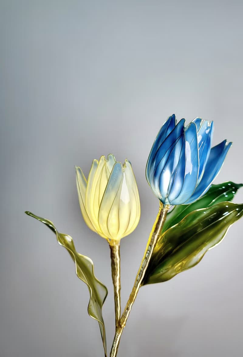 【誕生花燈】4月・鬱金香。小夜燈。生日禮物