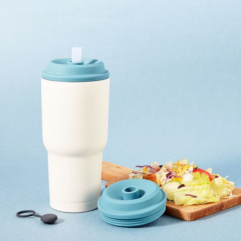 【組合優惠】YCCT速吸杯2代900ml + 飲料提袋包覆款