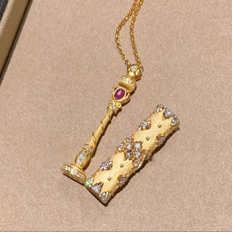 YuanPearl西班牙貴族時尚古典清新淡雅女士項鍊Vintage中古風格