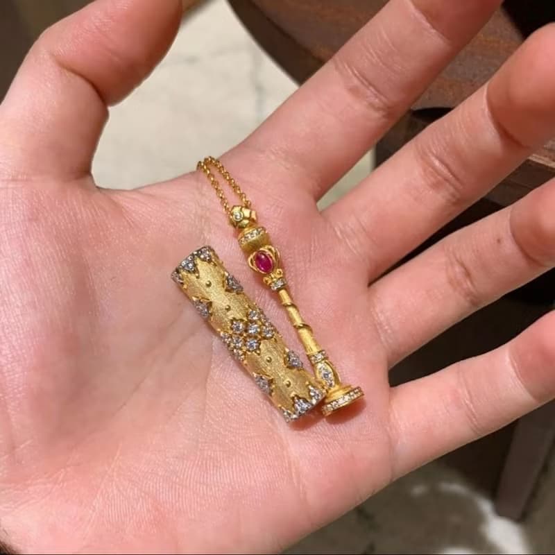 YuanPearl西班牙貴族時尚古典清新淡雅女士項鍊Vintage中古風格