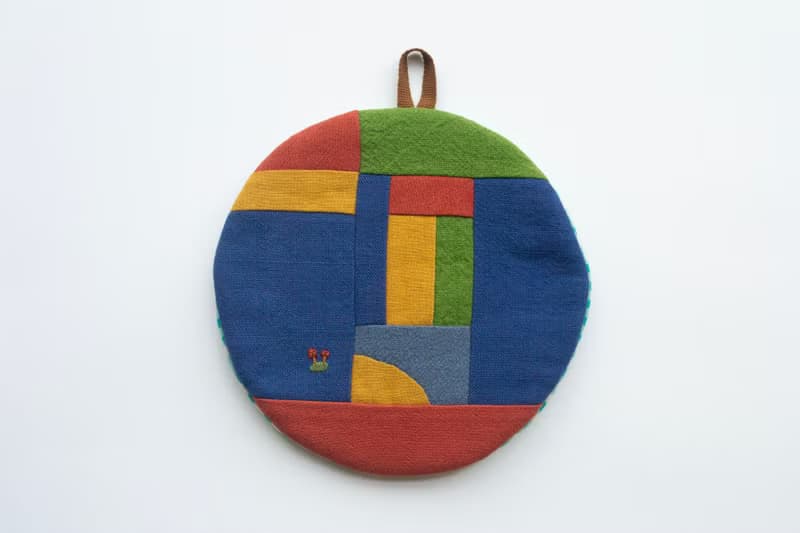 Patchwork #8 - Cotton Linen Trivet & Pot Holder