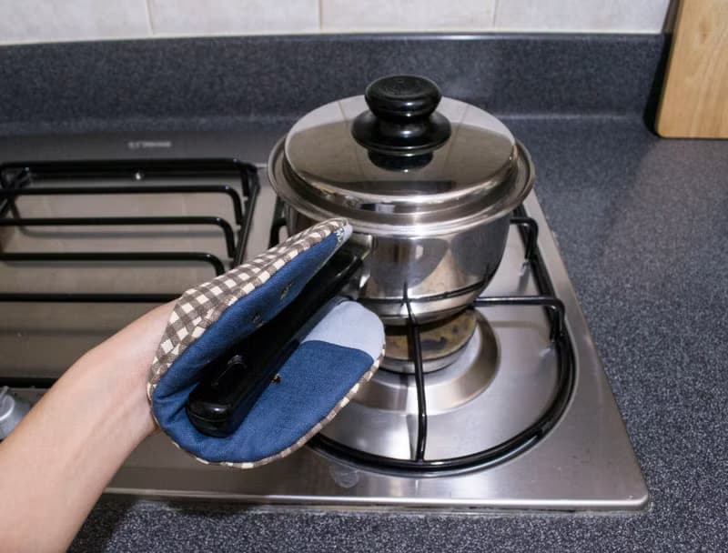 Patchwork #8 - Cotton Linen Trivet & Pot Holder