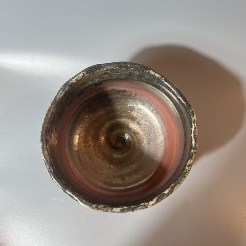 柴燒重落灰水波紋大茶碗 / 水方 / 小平凡手作