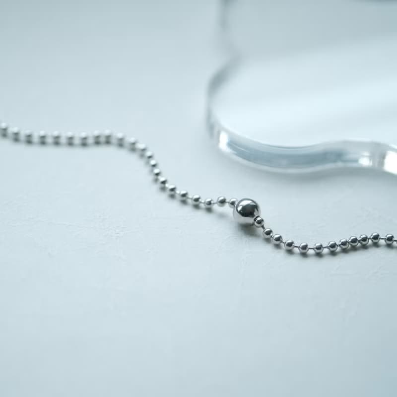 ボール & ボール チェーン ブレスレット シルバー925