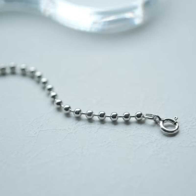 ボール & ボール チェーン ブレスレット シルバー925