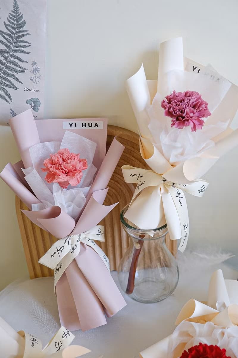 永生康乃馨單支花束(多色可選)