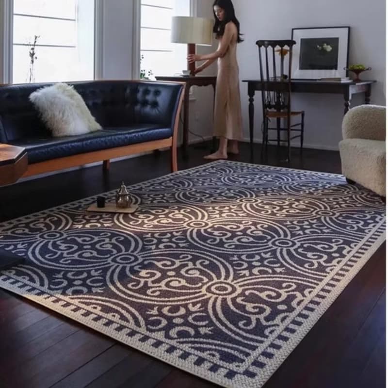 北歐風 手作 紐西蘭羊毛地毯 金典家居 客廳臥室床邊墊 家居裝飾