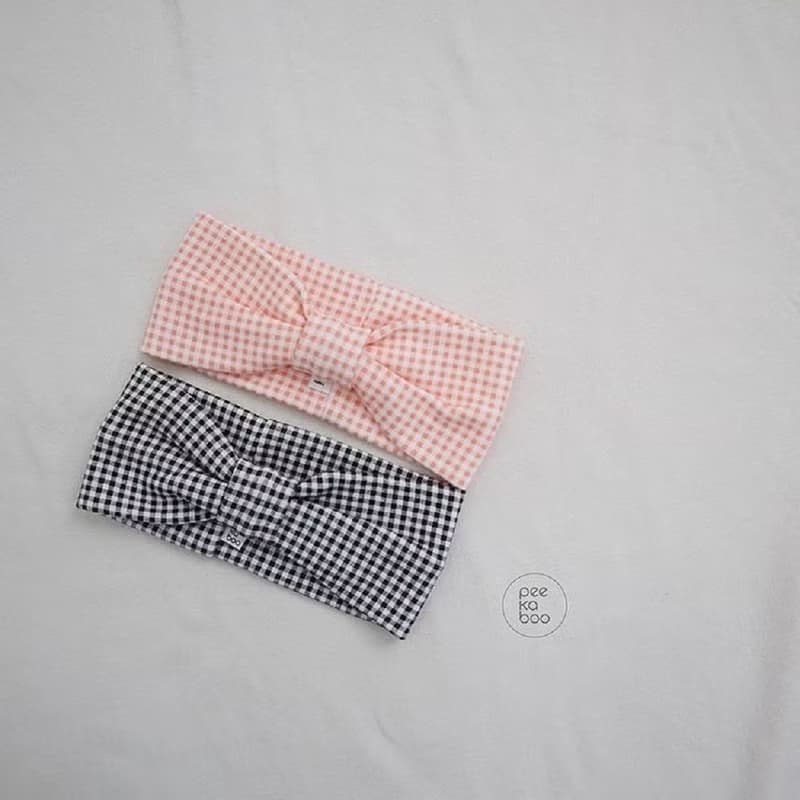 韓國嬰幼兒格子荷葉袖居家服套裝 •Lady Set•