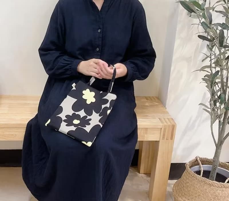 母親節限定禮盒/日本布小提包+同款零錢包+母親節賀卡+免費包裝