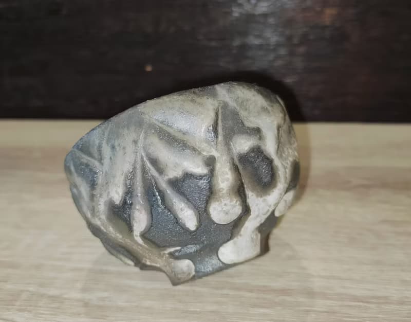 柴燒原礦手作刀削杯-柴燒灰釉-鶯歌陶藝家李玟叡