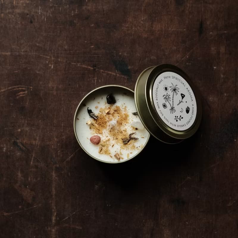 能量 保護 | 草藥能量蠟燭罐 秘魯聖木