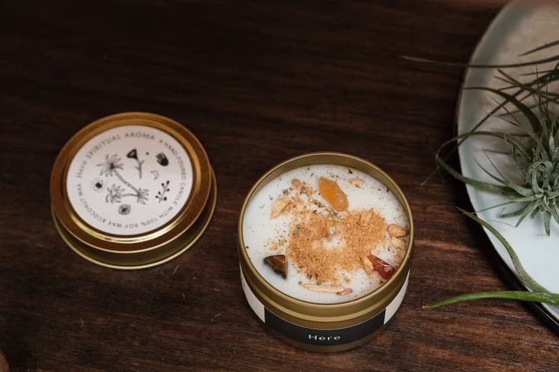 能量 保護 | 草藥能量蠟燭罐 秘魯聖木