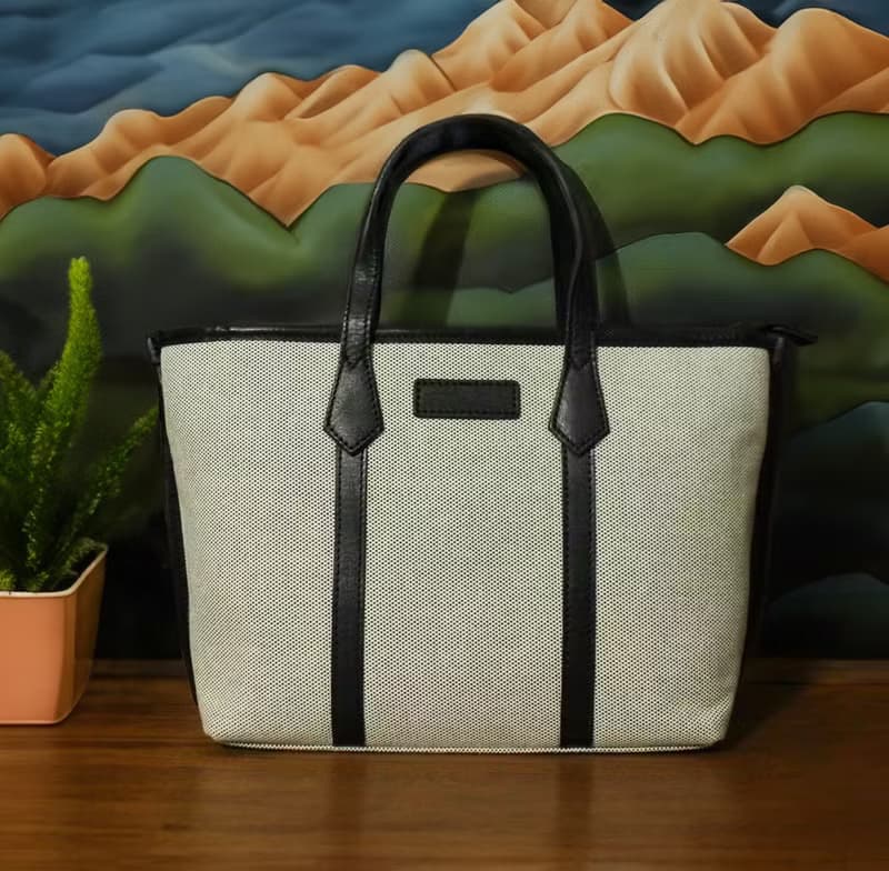 真皮手提包 復古大容量單肩包 帆布托特包 牛皮斜挎包 休閒斜背包