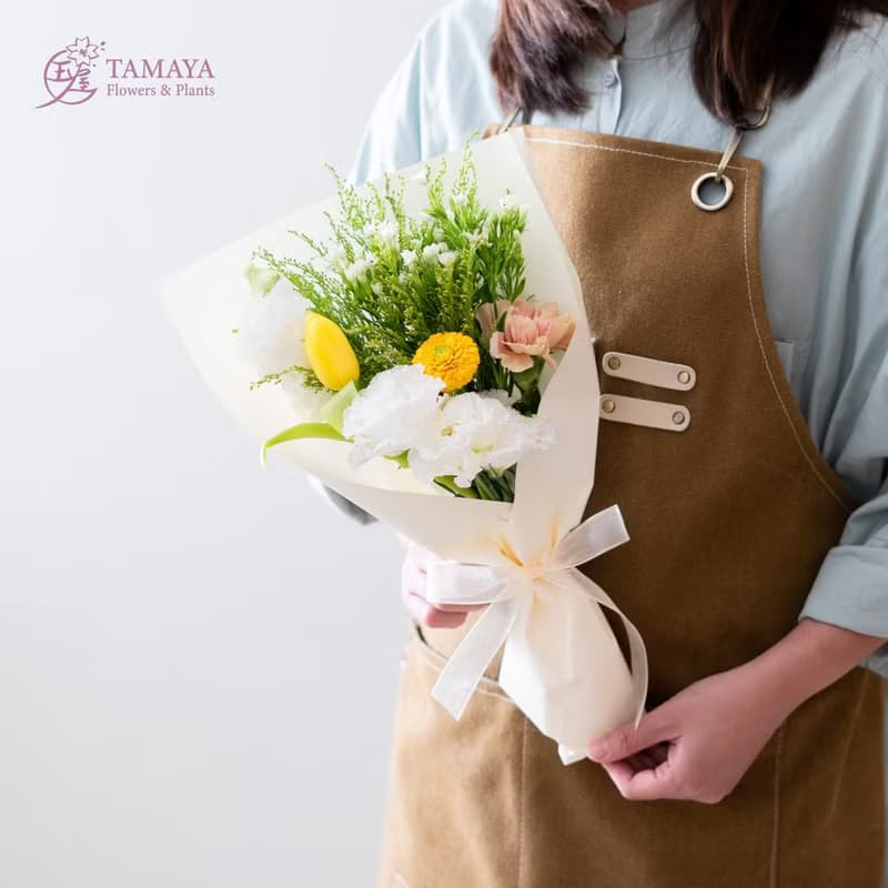 希望黃可愛花束