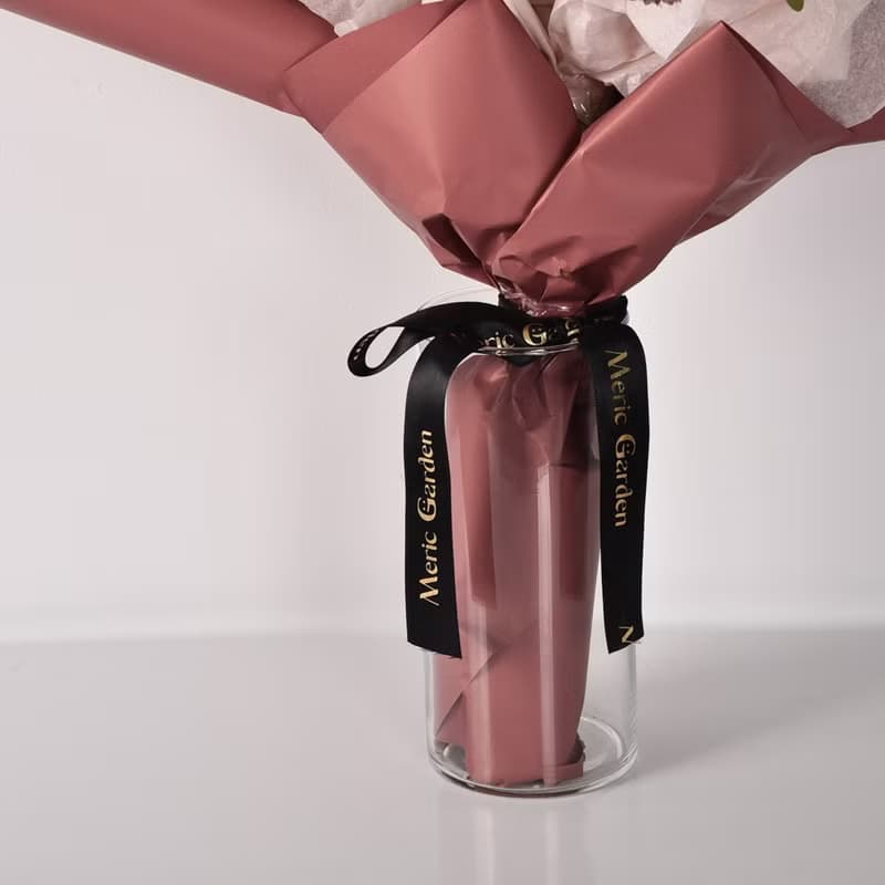 仿真晨曦蘭語 蘭繡交織花束 Meric Garden