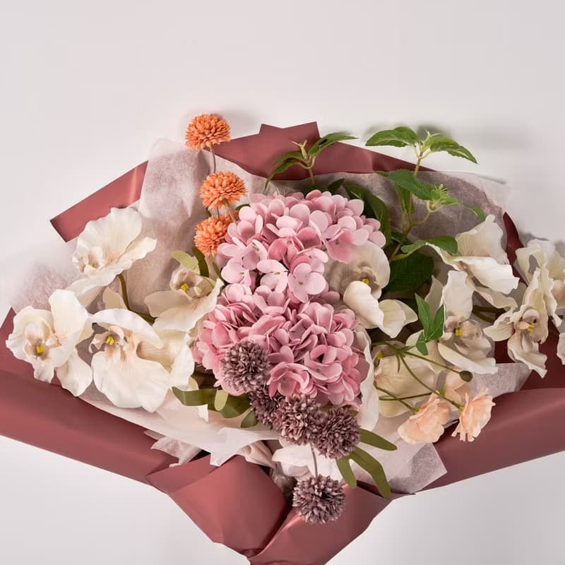 仿真晨曦蘭語 蘭繡交織花束 Meric Garden