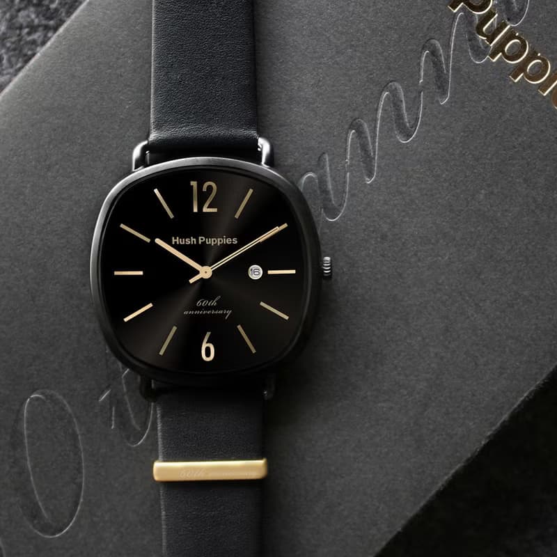 Hush Puppies 六十週年紀念錶(HP3875)-黑金