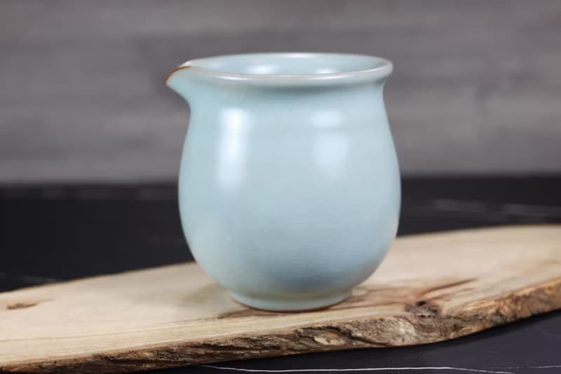 【送禮好物】300~340ml 汝窯 手拉坯 無把茶海 名家葉敏祥手作