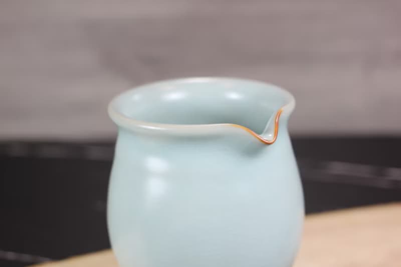 【送禮好物】300~340ml 汝窯 手拉坯 無把茶海 名家葉敏祥手作
