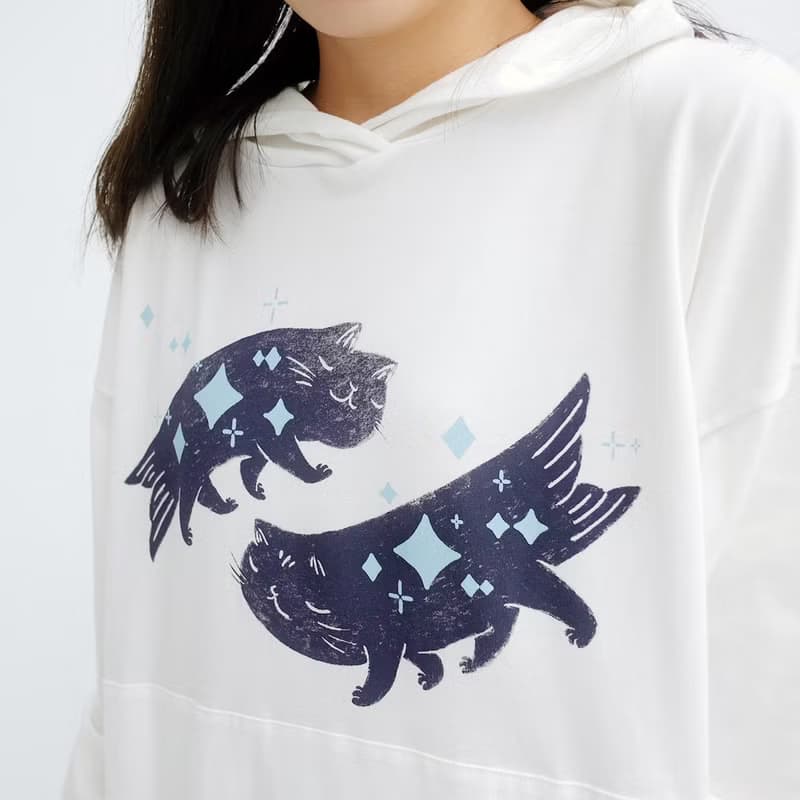 散步星空下 / 中性純棉長袖上衣